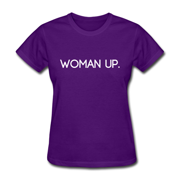 Woman Up. - purple