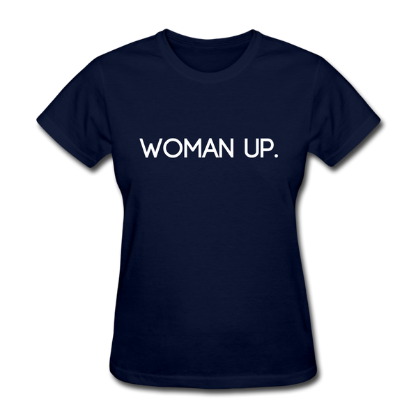 Woman Up. - navy