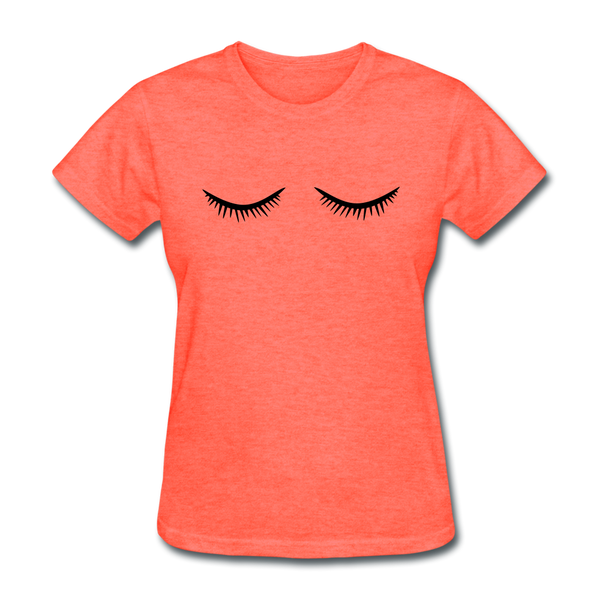 The Lashes - heather coral