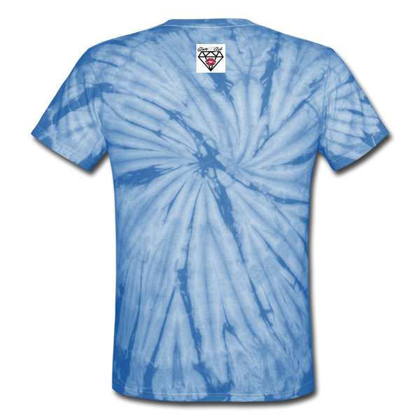 A Woman Up Unisex Tie Dye T-Shirt - spider baby blue