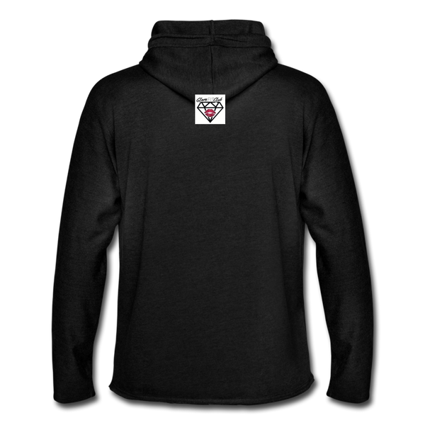 Woman Up Hoodie - charcoal gray
