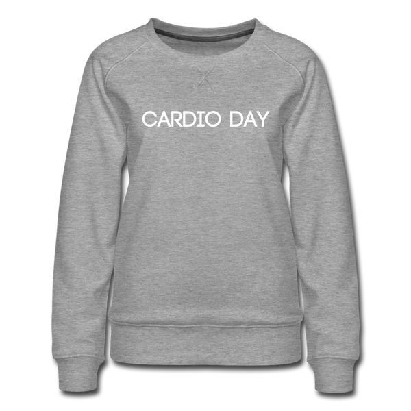 Cardio Day Sweatshirt - heather grey
