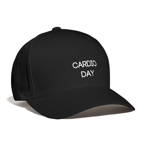 Cardio Day Baseball Cap - black