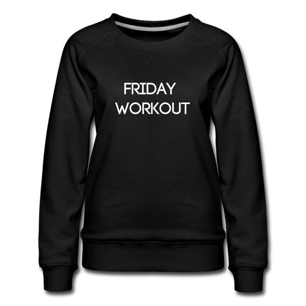 Friday Workout Sweatshirt - black