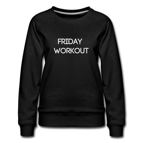 Friday Workout Sweatshirt - black