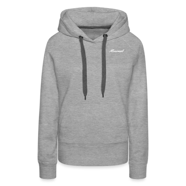 Minimal Hoodie - heather grey