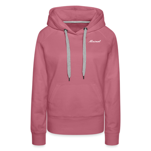 Minimal Hoodie - mauve