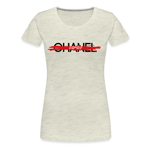 Cardio Over Chanel T-Shirt - heather oatmeal